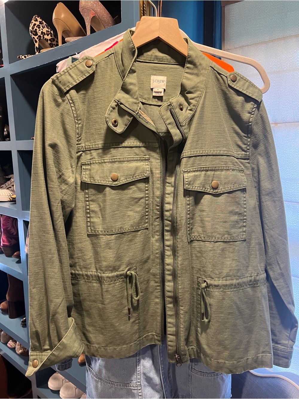 J. Crew Olive Green Utility Jacket
